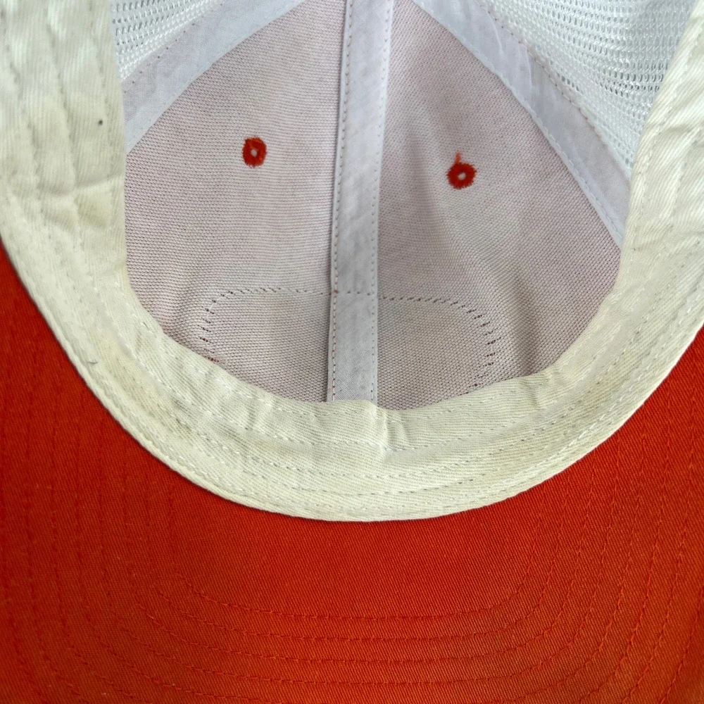 Richardson King-O-Meat Trucker Hat Orange Mesh Snapback Farm Cap Joke Funny